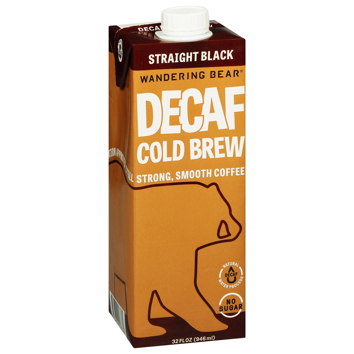 slide 3 of 15, Wandering Bear Decaf Cold Brew Straight Black Coffee 32 fl oz, 32 fl oz