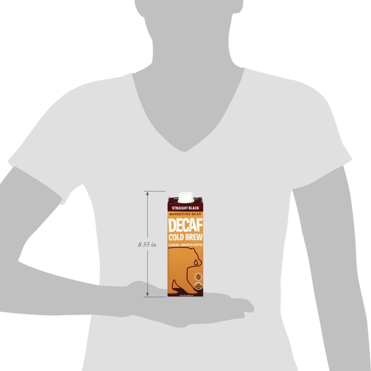 slide 9 of 15, Wandering Bear Decaf Cold Brew Straight Black Coffee 32 fl oz, 32 fl oz