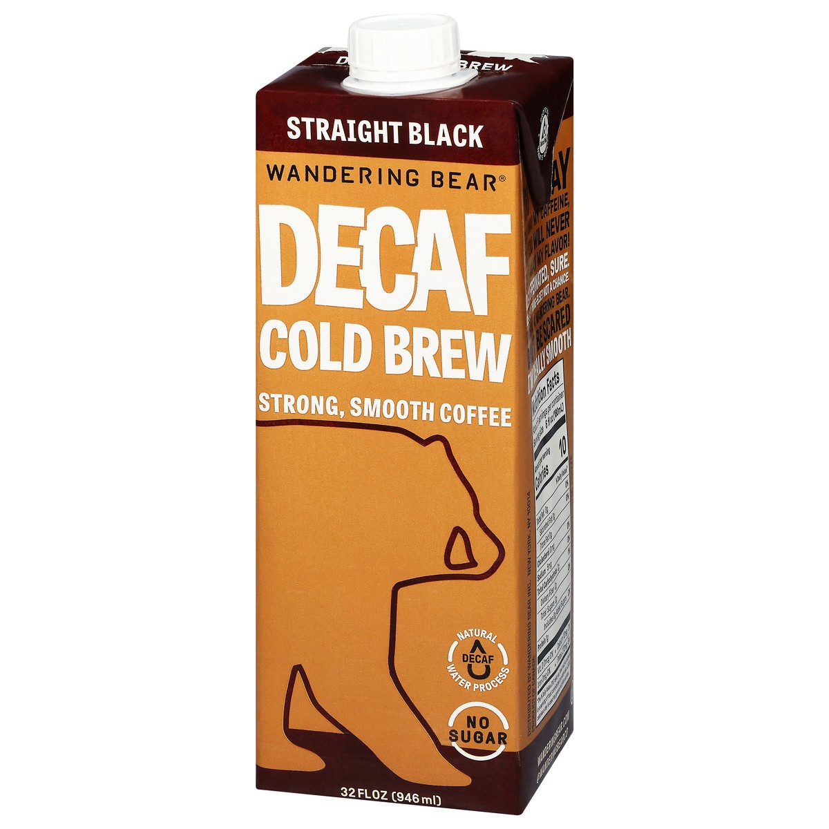 slide 12 of 15, Wandering Bear Decaf Cold Brew Straight Black Coffee 32 fl oz, 32 fl oz