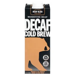 Wandering Bear Decaf Cold Brew Straight Black Coffee 32 fl oz