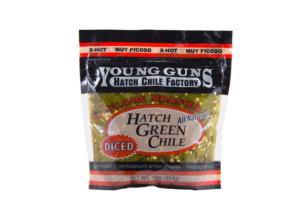 slide 1 of 1, Young Guns Flame Roasted Hatch Green Chile, 16 oz