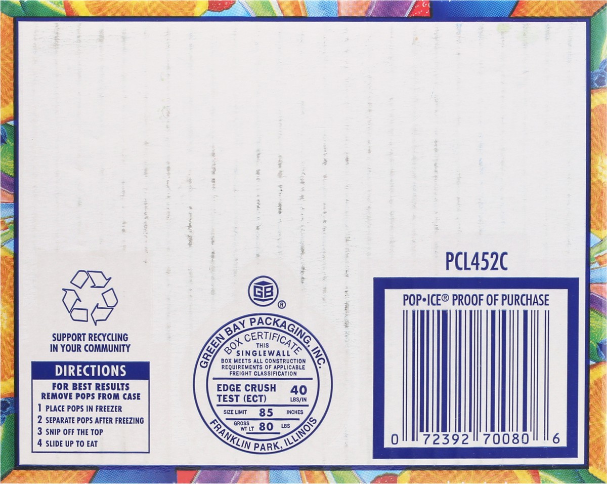slide 4 of 9, Pop-Ice Assorted Flavors 80-1 oz Pops, 80 ct