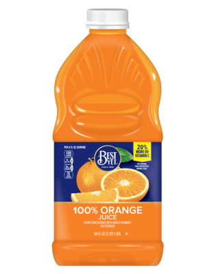 slide 1 of 1, Best Yet 100% Orange Juice - 64 oz, 64 oz