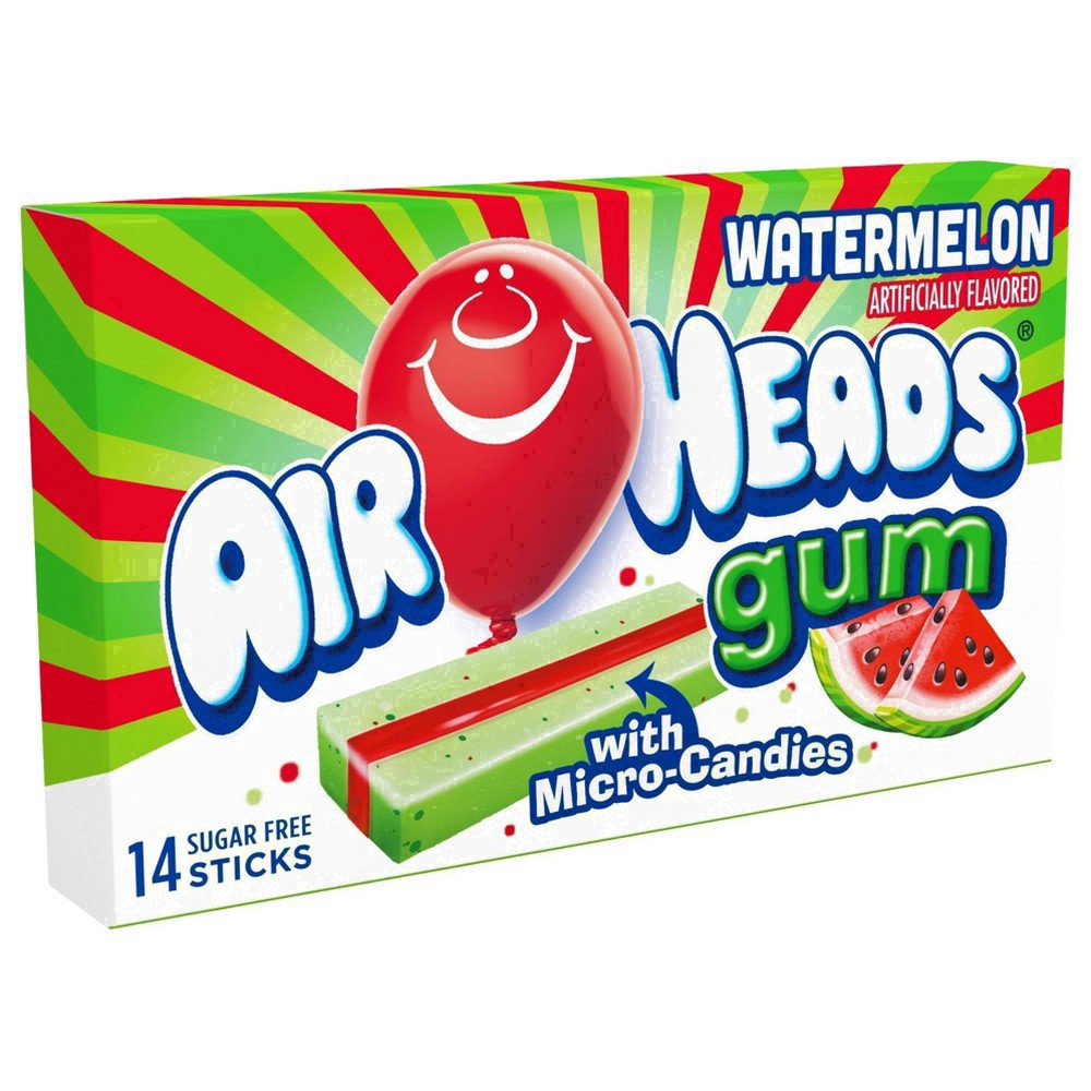 slide 35 of 44, Airheads Sugar Free Watermelon Gum, 14 ct