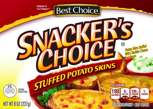 slide 1 of 1, Best Choice Snacker's Choice Stuffed Potato Skns, 8 oz