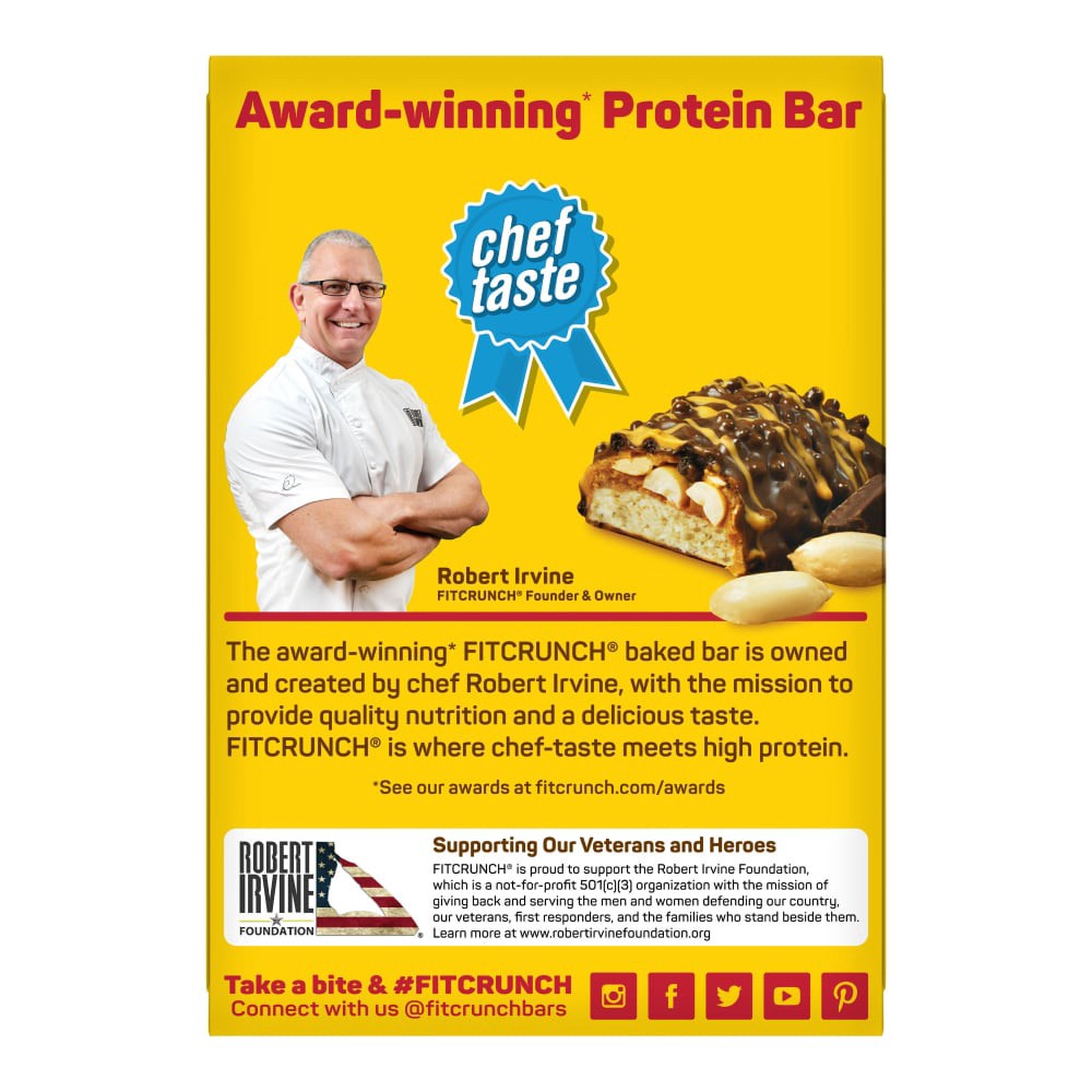 slide 3 of 5, Fit Crunch Chocolate Peanut Butter Multi Pack Protein Bars - 8.1 oz, 8.1 oz