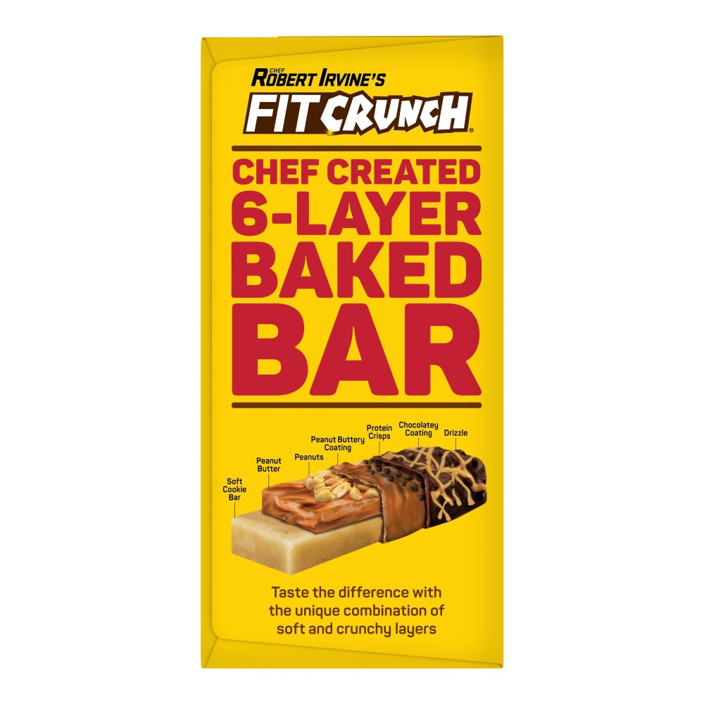 slide 4 of 5, Fit Crunch Chocolate Peanut Butter Multi Pack Protein Bars - 8.1 oz, 8.1 oz