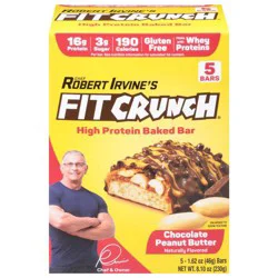 Fit Crunch Chocolate Peanut Butter Multi Pack Protein Bars - 8.1 oz