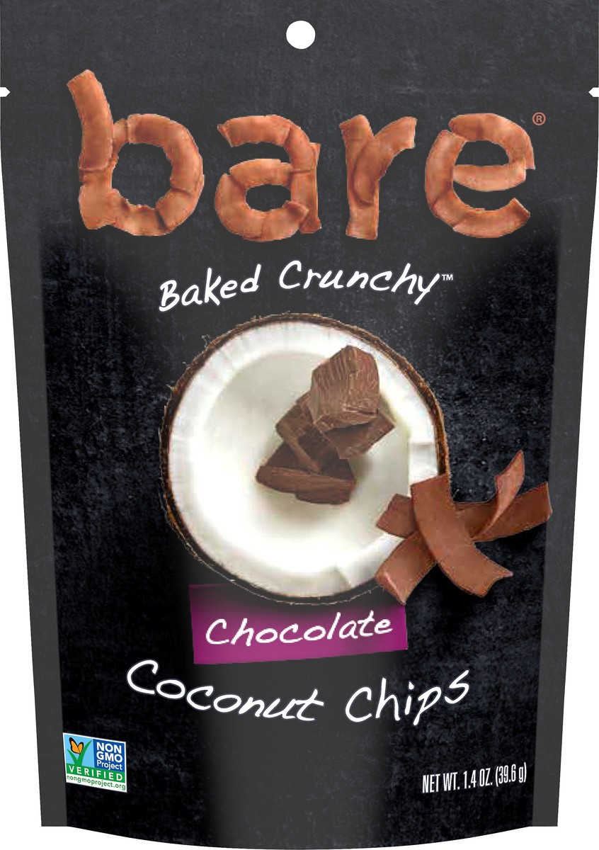 slide 5 of 6, Bare Baked Crunchy Chocolate Coconut Chips 1.4 oz, 1.4 oz