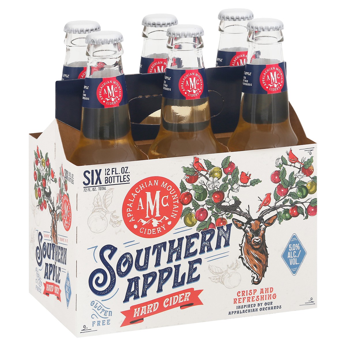 slide 13 of 13, Appalachian Mountain Brewery Southern Apple Hard Cider 6 - 12 fl oz Bottles, 6 ct