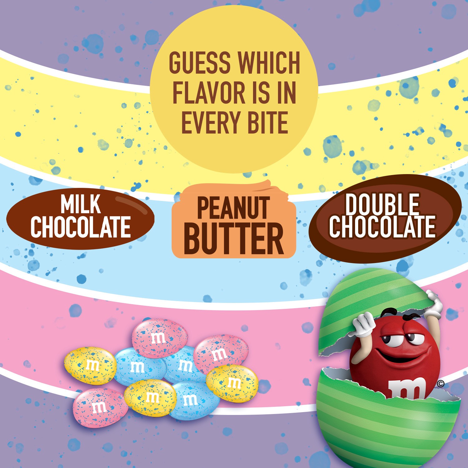 slide 7 of 8, M&M's Mystery Mix Easter Eggs Milk Chocolate Candy Assortment, 8 oz Bag, 8 oz