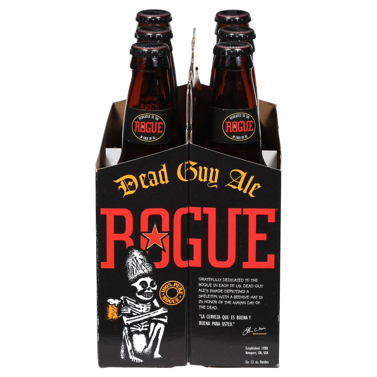 slide 2 of 5, Rogue Dead Guy Ale, 6 ct; 12 oz