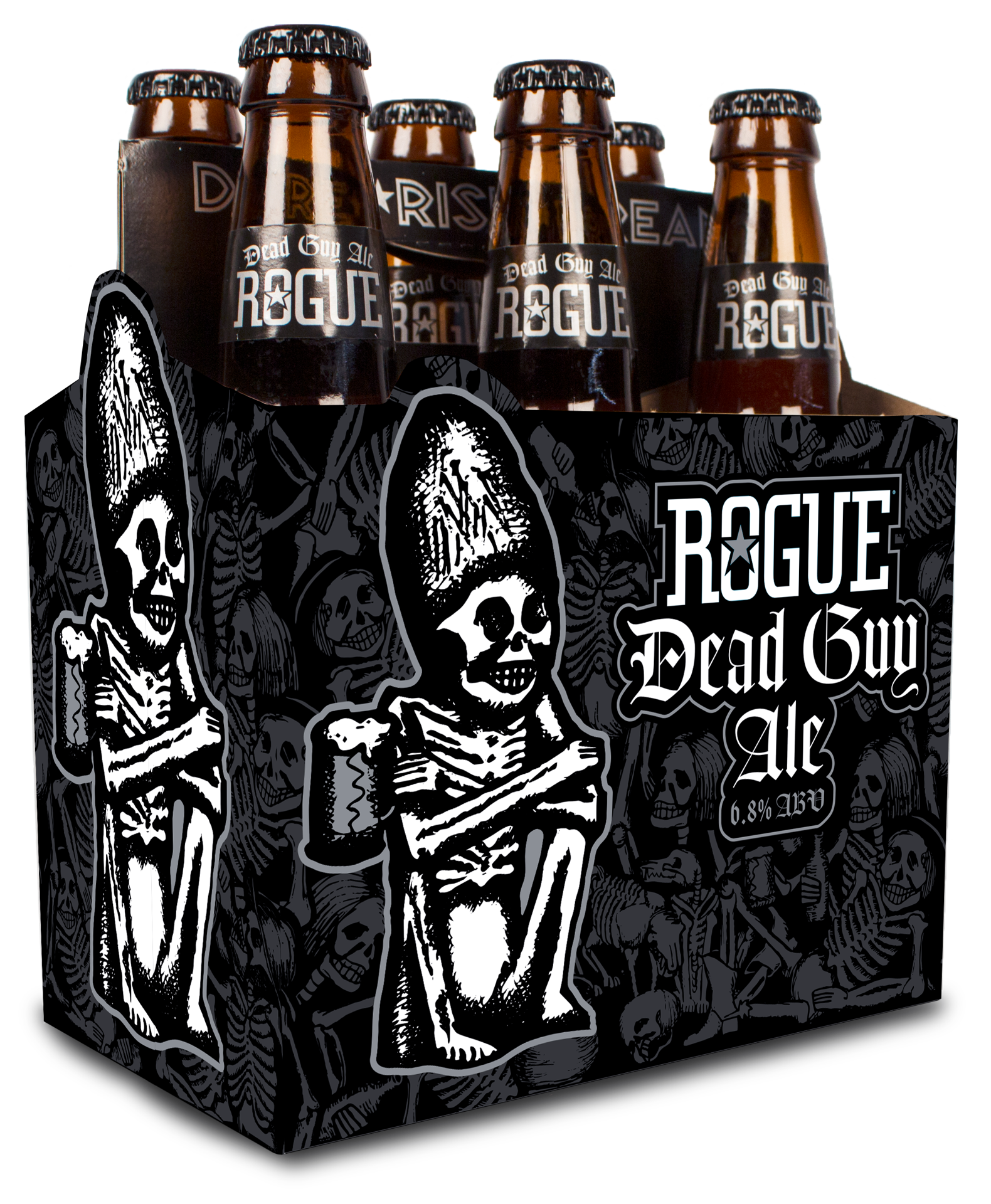 slide 1 of 5, Rogue Dead Guy Ale, 6 ct; 12 oz