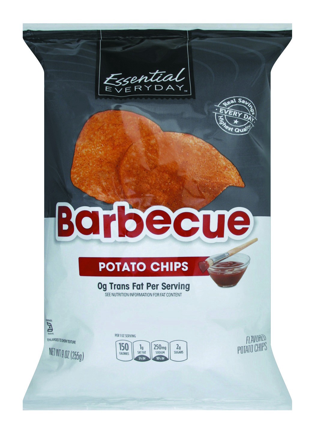 slide 1 of 1, Essential Everyday Potato Chip BBQ, 9 oz