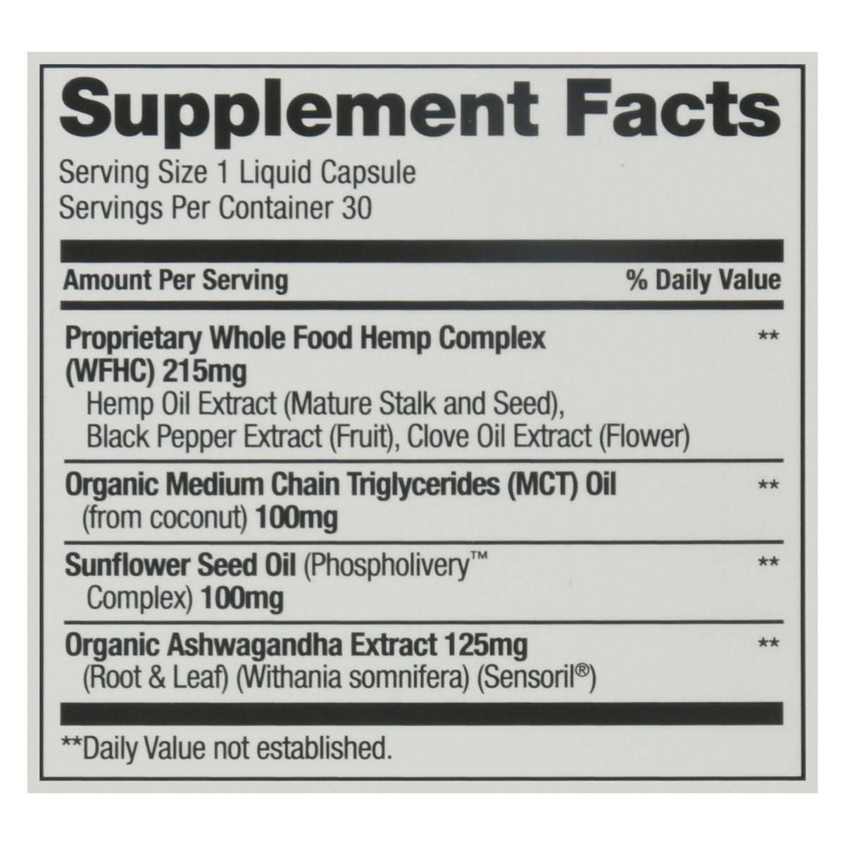 slide 4 of 13, HempFusion Extra Strength Stress Support Vegetarian Liquid Capsules 30 ea, 30 ct