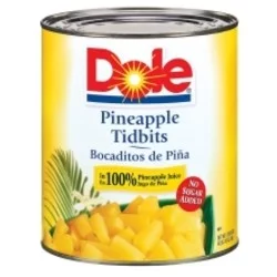 Dole Pineapple Tidbits In Juice
