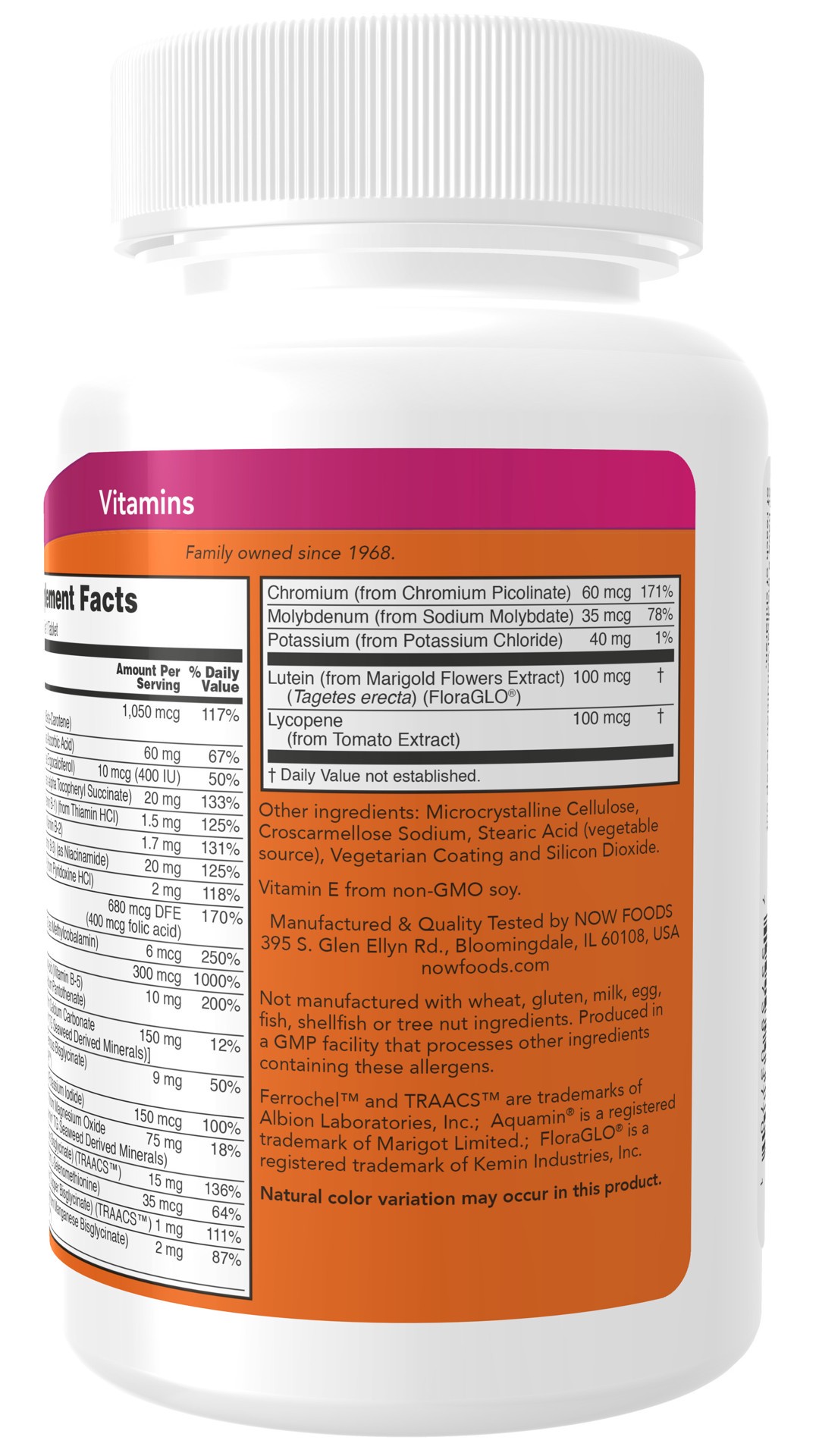 slide 4 of 4, NOW Daily Vits™ - 100 Tablets, 100 ct