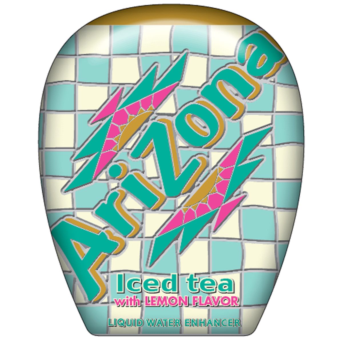 slide 1 of 1, AriZona Lemon Tea Liquid Water Enhancer Bottle - 1.9 fl oz, 1.9 fl oz