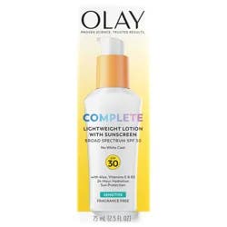 Olay Complete Lotion Moisturizer with SPF 30 Sensitive, 2.5 oz