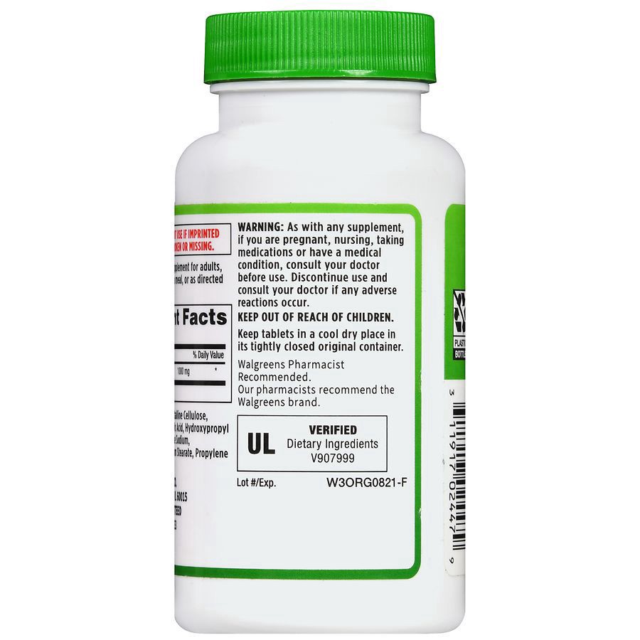 slide 5 of 5, Walgreens L-Arginine 1000mg, 50 ct