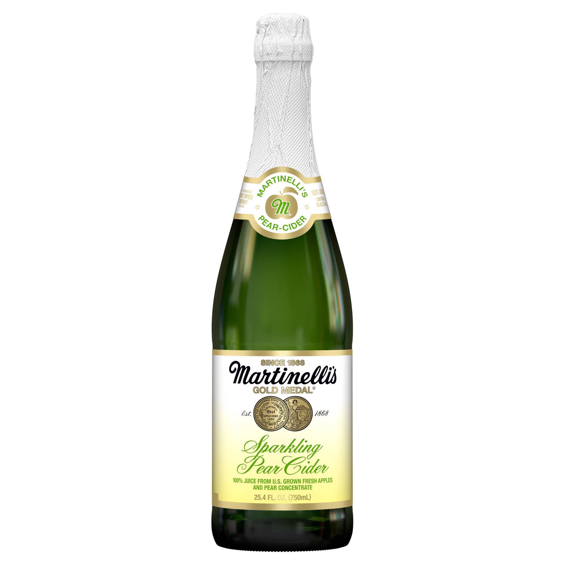 slide 1 of 1, Martinelli's Sparkling Pear Cider - 25.4 fl oz Bottle, 25.4 fl oz