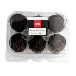 Cub Bakery Chocolate Fudge Cupcakes 6 Count, 1 Each