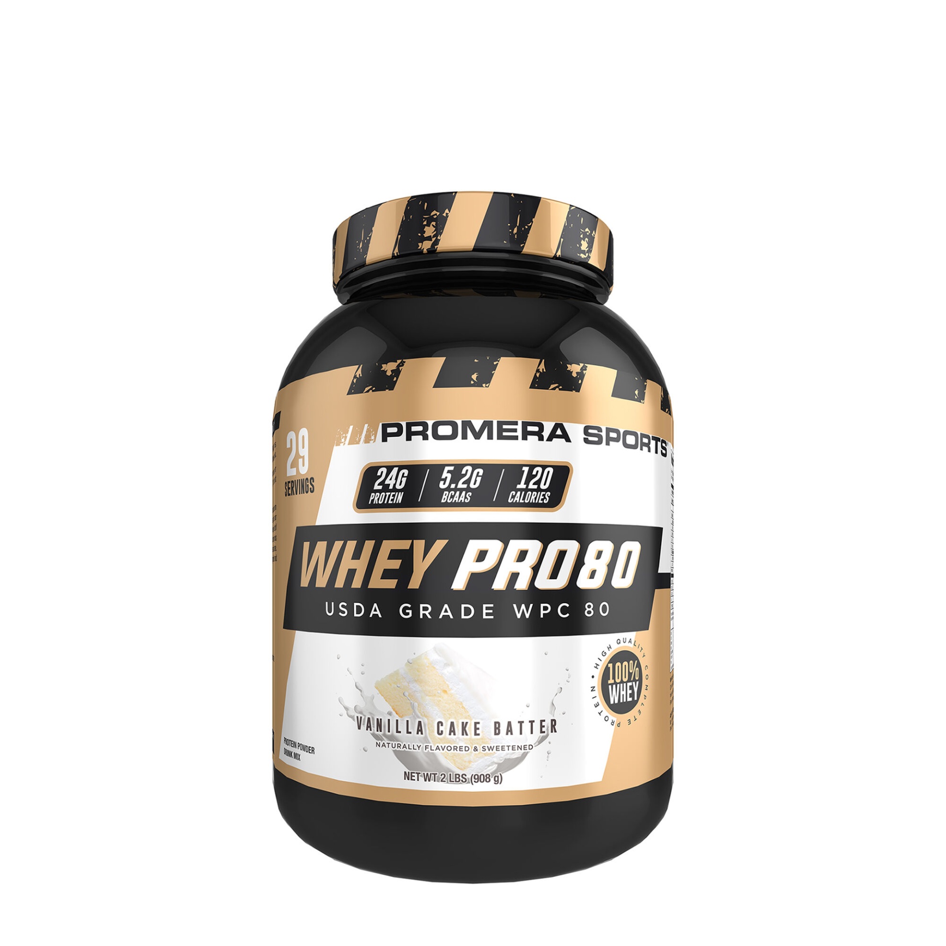 slide 1 of 1, Promera Sports Whey Pro80 - Vanilla Cake Batter, 2 lb