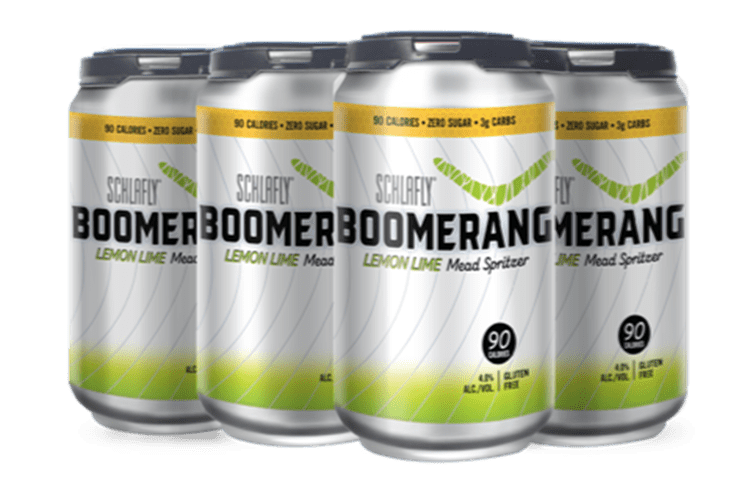 slide 1 of 1, Schlafly Boomerang Spritzer 6 Pack Can, 12 oz