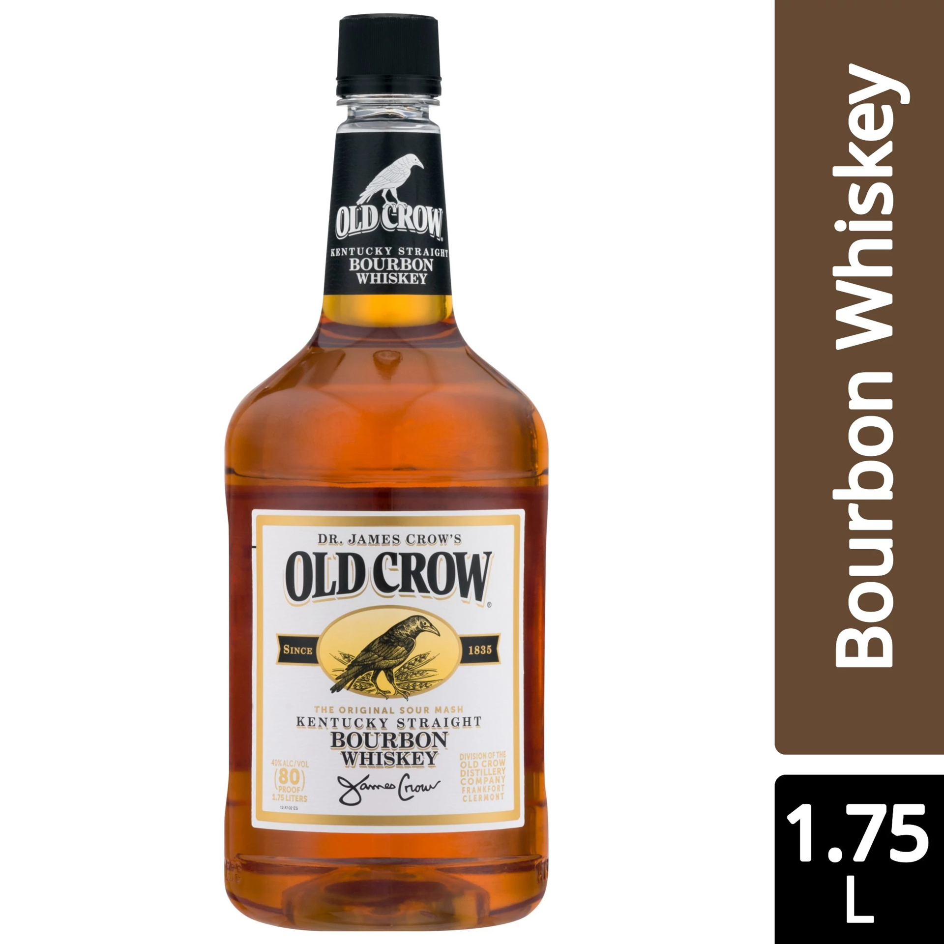 slide 1 of 2, Old Crow Kentucky Straight Bourbon Whiskey 1.75 L, 1.75 liter