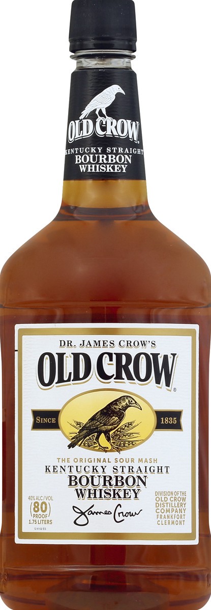 slide 1 of 2, Old Crow Kentucky Straight Bourbon Whiskey 1.75 L, 1.75 liter