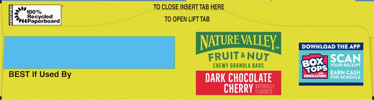 slide 9 of 9, Nature Valley Fruit and Nut Granola Bars, Dark Chocolate Cherry, 6 ct, 7.4 OZ, 6 ct; 1.2 oz