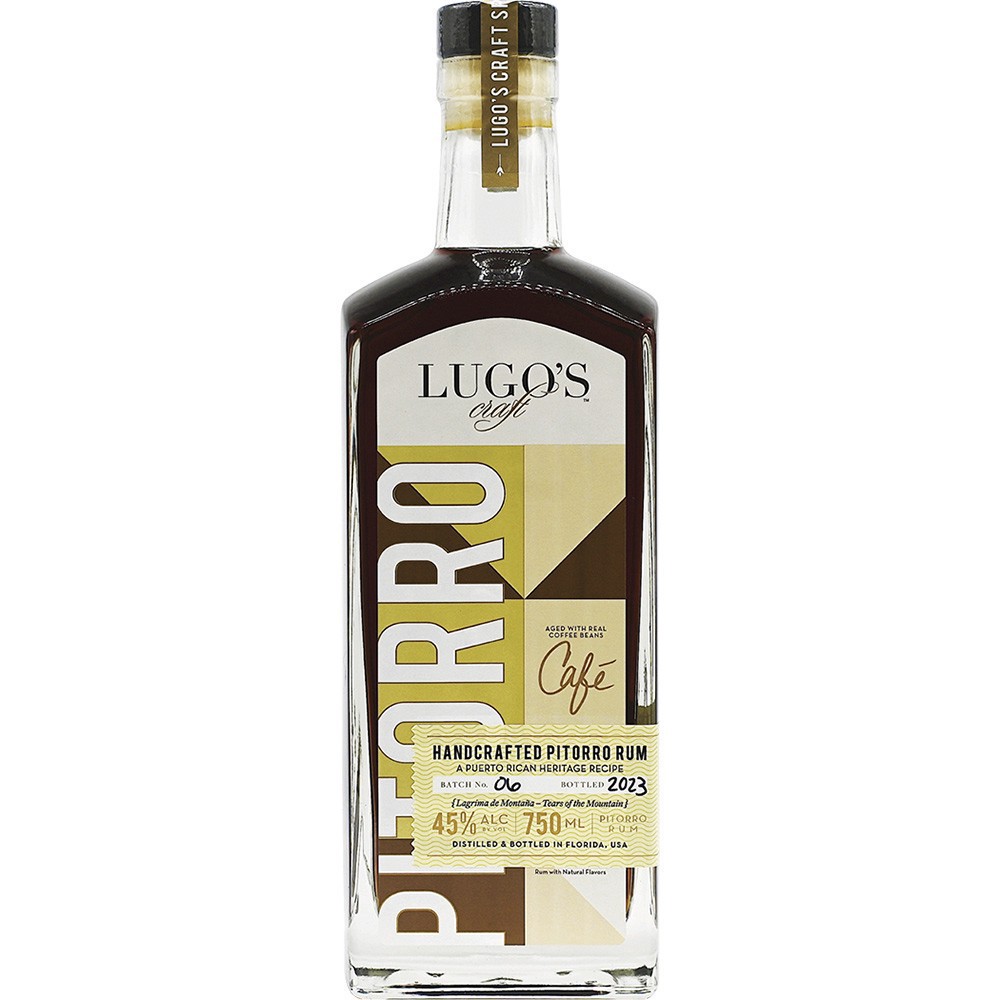 slide 1 of 1, Lugo's Craft Cafe Pitorro Rum, 750 ml