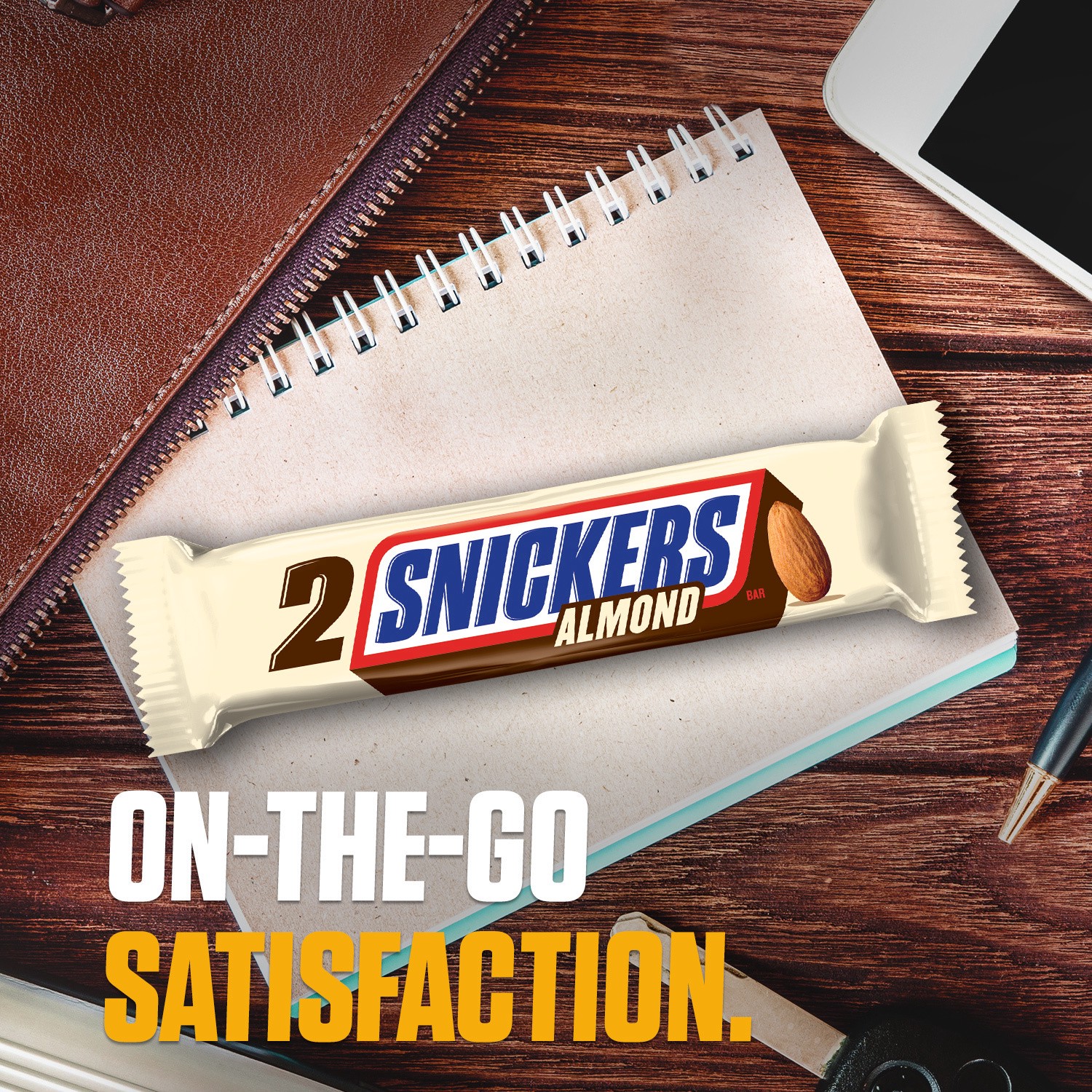 slide 5 of 6, SNICKERS Almond Candy Milk Chocolate Bar, Share Size, 3.23 oz, 3.23 oz