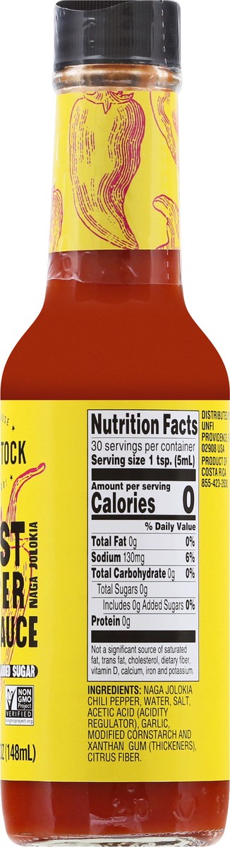 slide 3 of 13, Woodstock Ghost Pepper Hot Sauce 5 oz, 5 fl oz