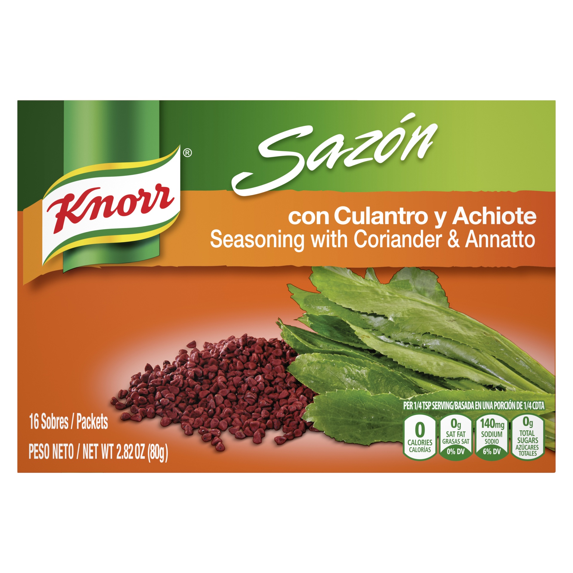 slide 1 of 1, Knorr Sazon Kolor 16Pkt, 2.8 oz