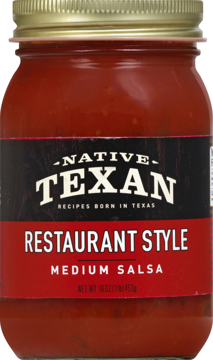 slide 4 of 13, Native Texan Medium Restaurant Style Salsa 16 oz, 16 oz