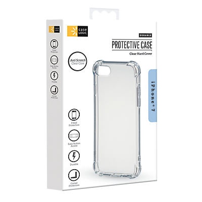 slide 1 of 1, Case Logic iPhone 7/8 Reinforced Case Clear, 1 ct