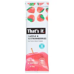 That's it. That's It Apple & Strawberry Fruit Bar