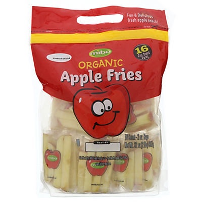 slide 1 of 1, Mibo Organic Apple Fries, 32 oz