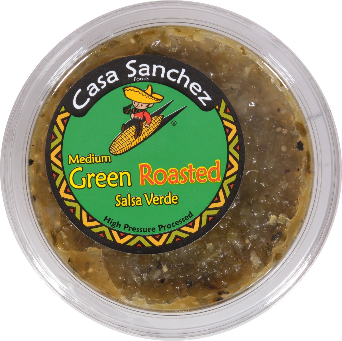 slide 9 of 9, Casa Sanchez Roasted Medium Green Salsa Verde 15 oz, 