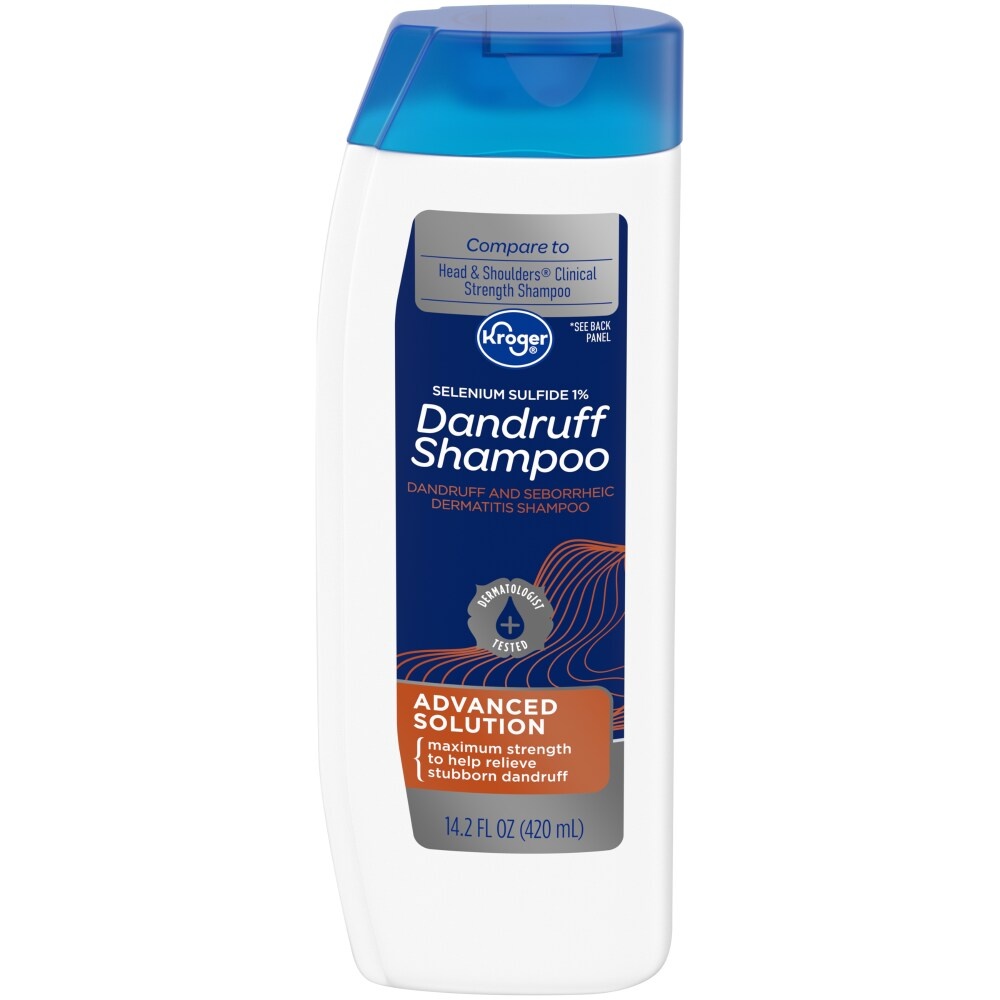 slide 1 of 1, Kroger Clinical Strength Dandruff Shampoo, 14.2 fl oz