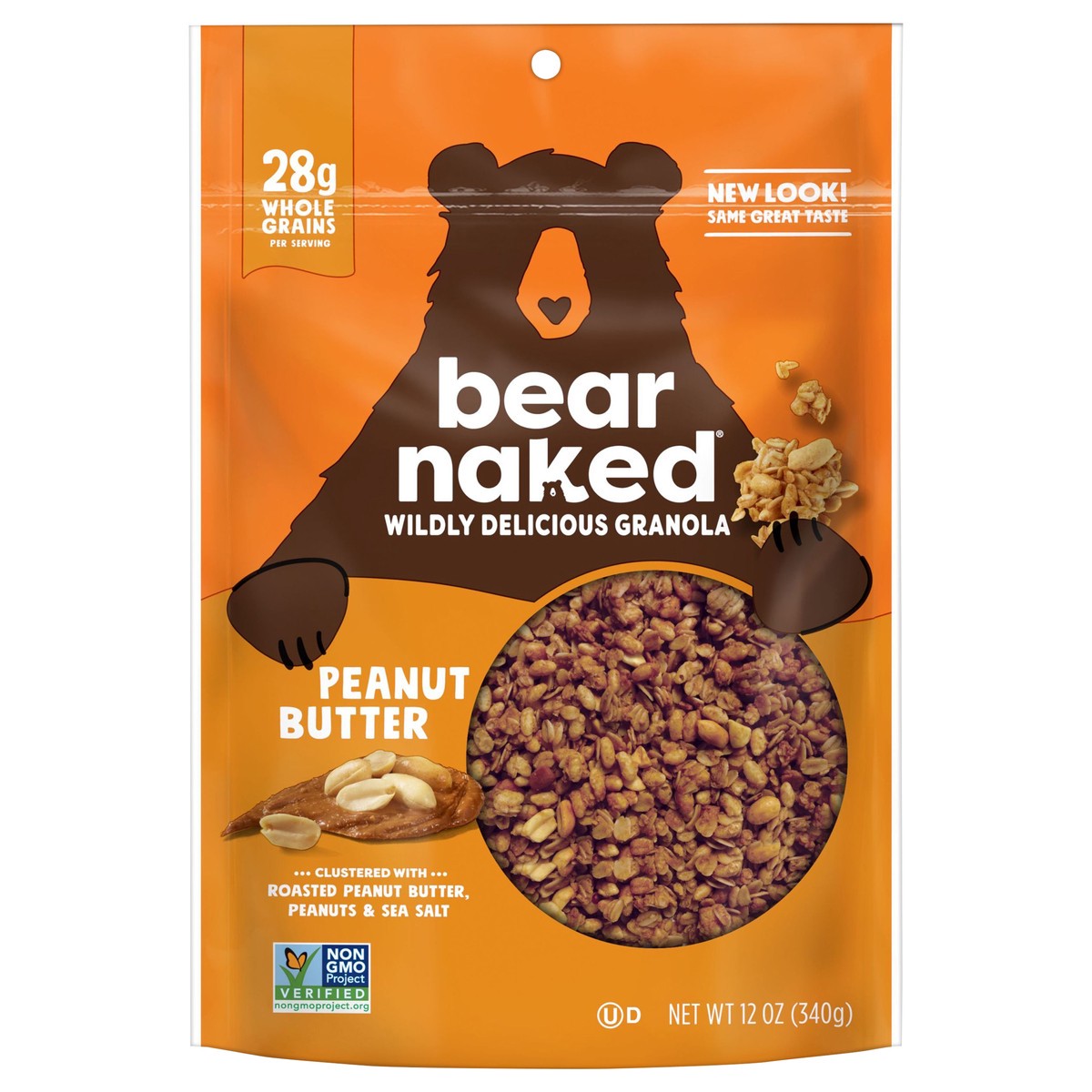 slide 1 of 8, Bear Naked Granola Cereal Peanut Butter, 12 oz, 12 oz