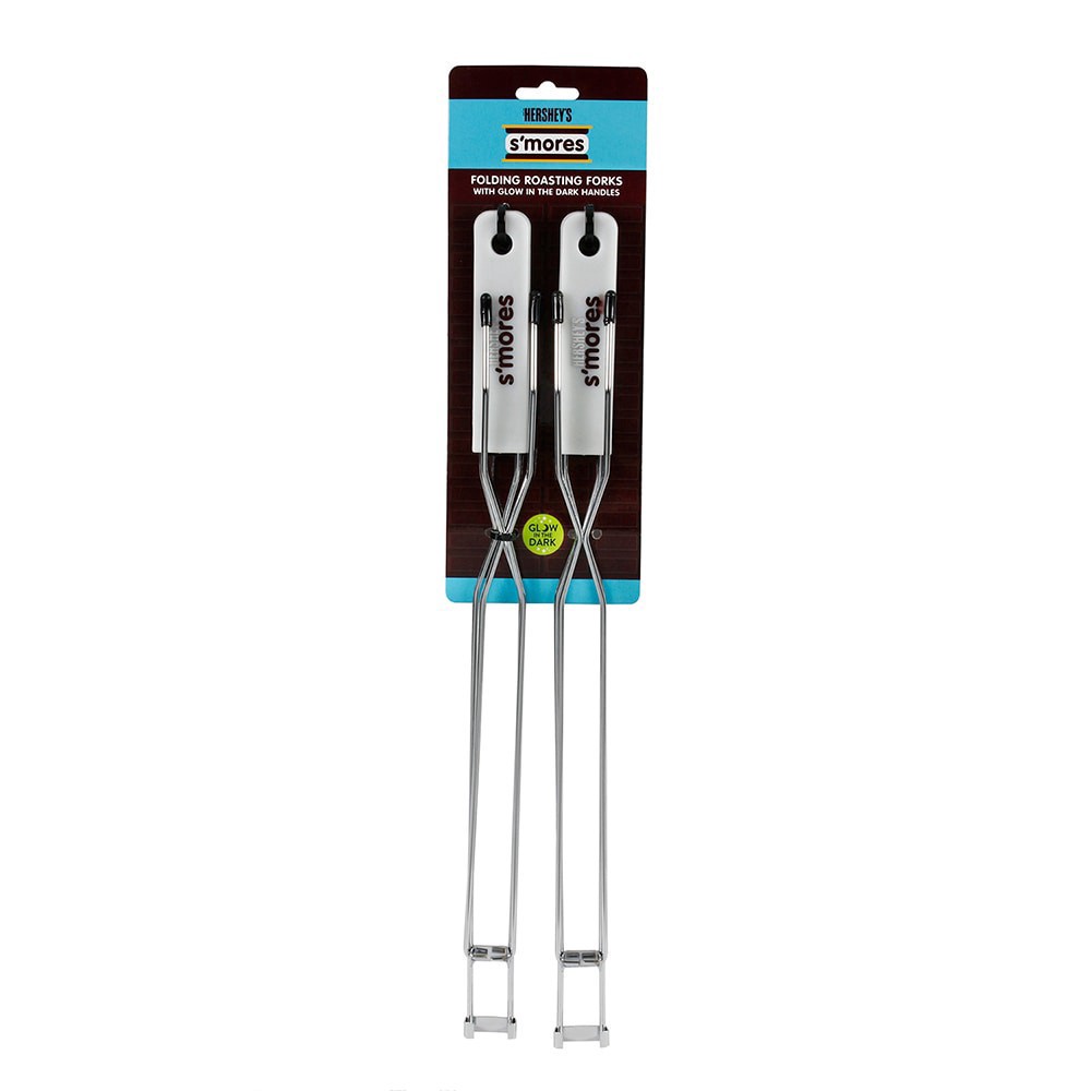 slide 1 of 3, Hershey's Foldable Glow-In-The-Dark Handles Extension Forks, 2 ct