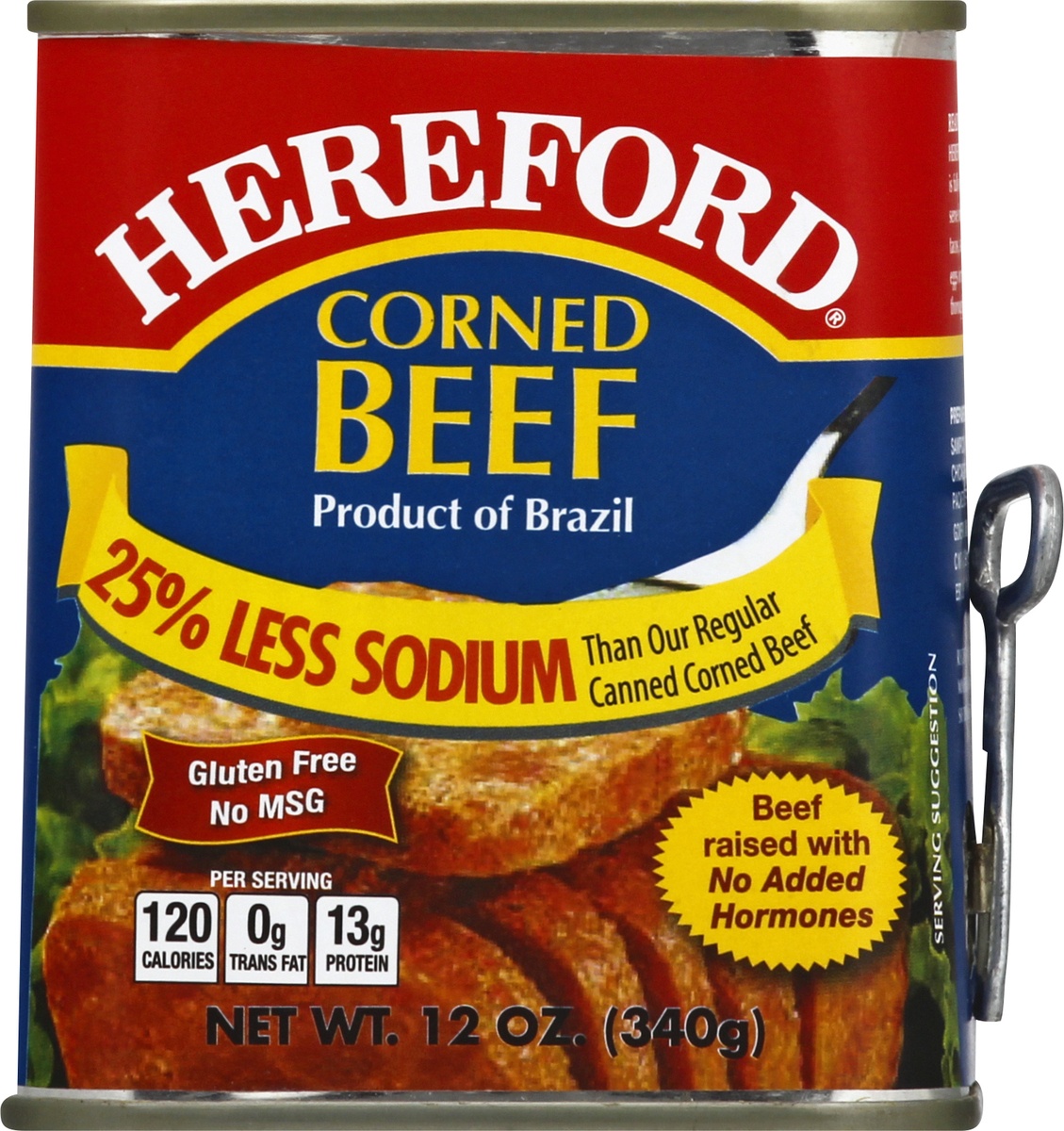 slide 9 of 11, Hereford 25% Less Sodium Corned Beef, 12 oz