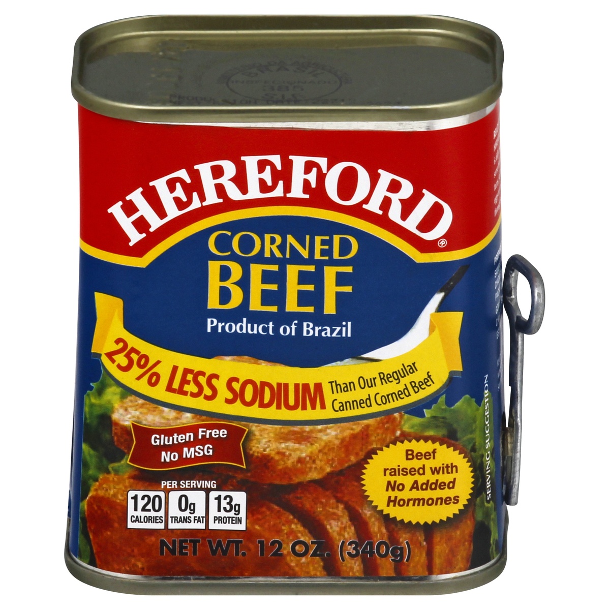 slide 1 of 11, Hereford 25% Less Sodium Corned Beef, 12 oz