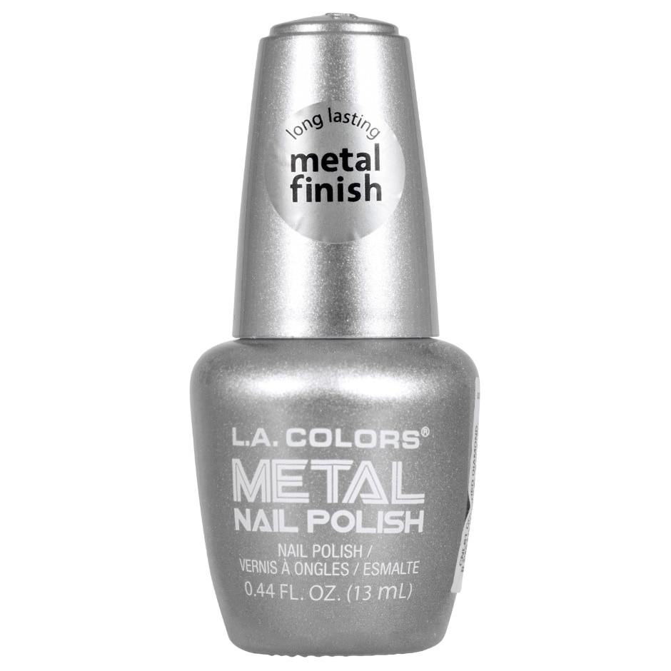 slide 1 of 1, LA Colors L.A. Colors Metal Nail Polish In Crushed Diamonds., 0.44 fl oz