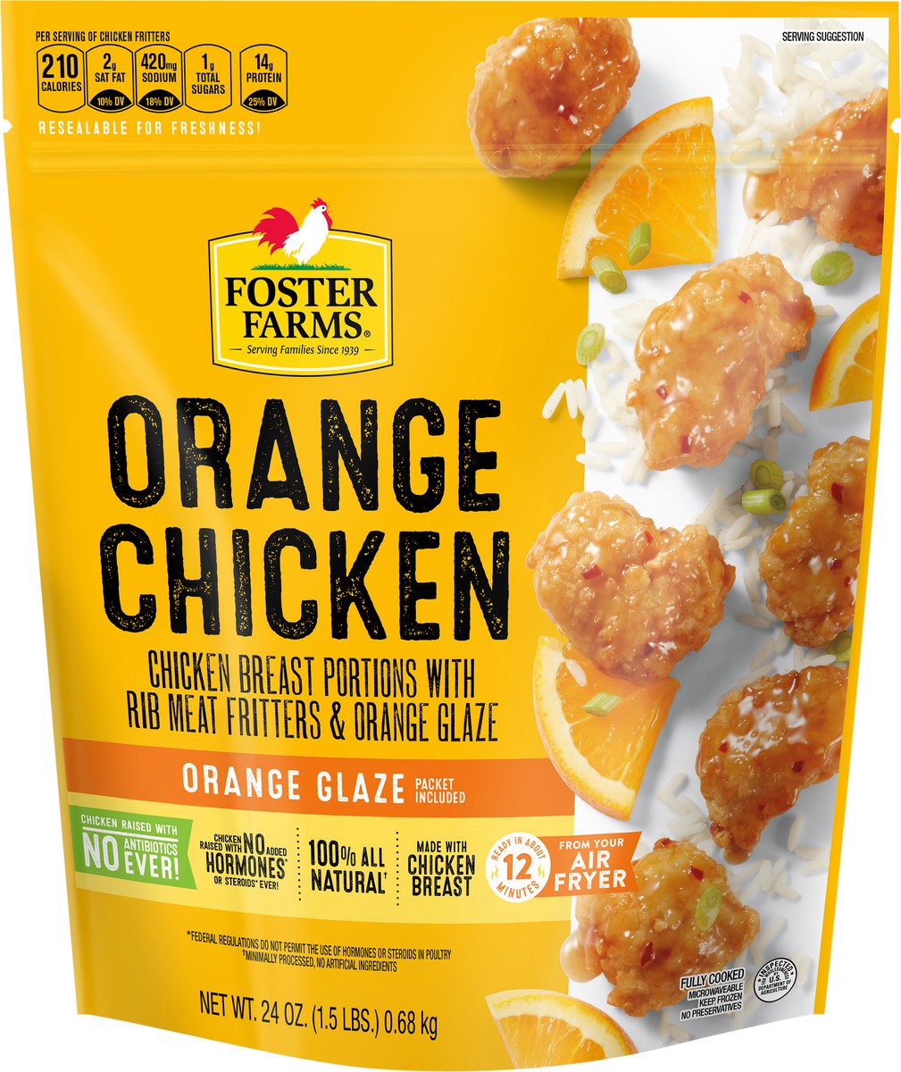 slide 2 of 2, Foster Farms Orange Chicken - 24 oz, 24 oz