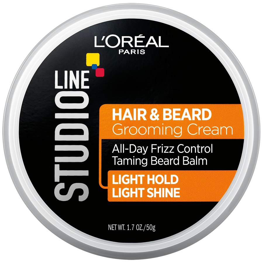 slide 1 of 3, L'Oréal Paris Studio Line Beard And Hair Cream, 1.7 oz