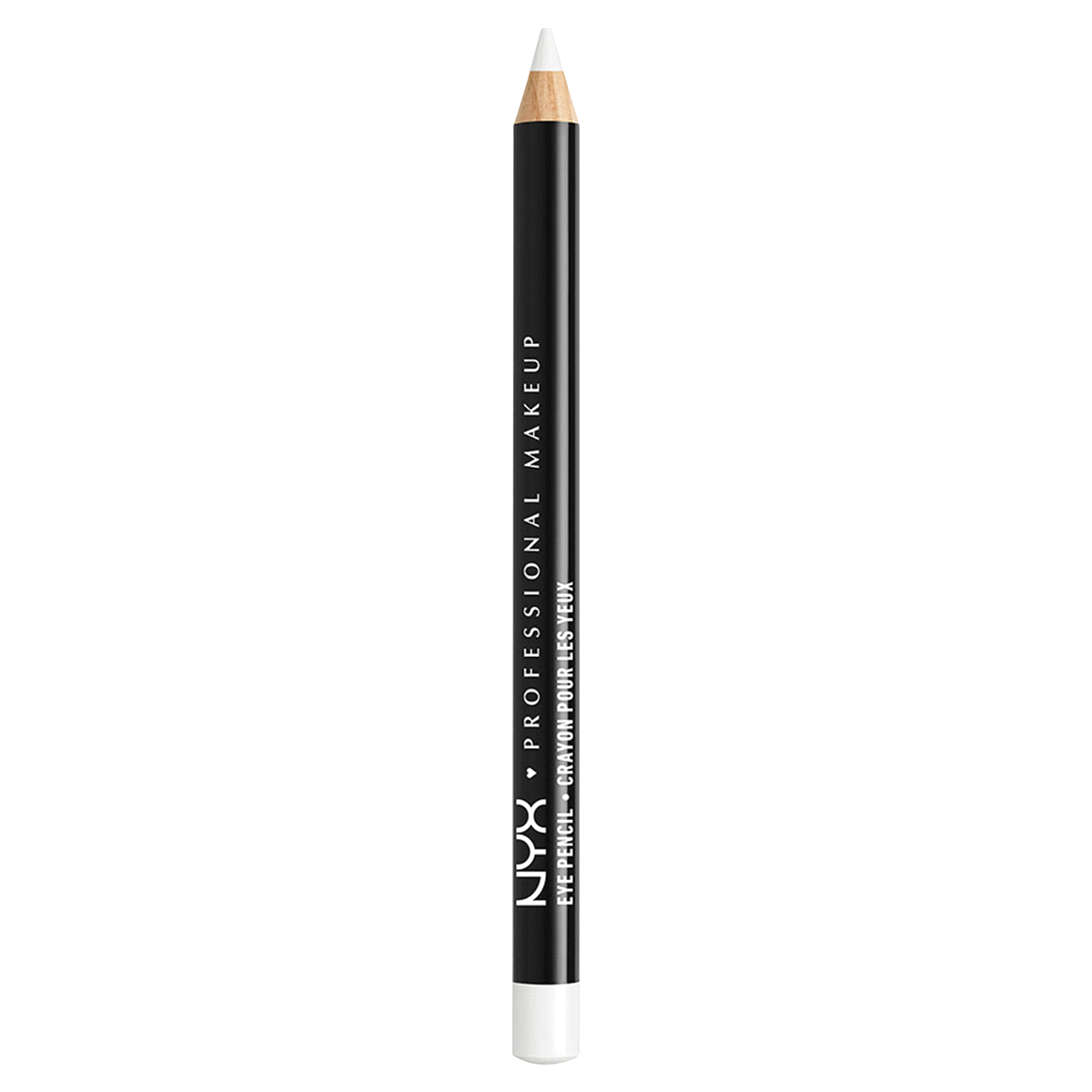 slide 1 of 1, NYX PROFESSIONAL MAKEUP Slim Eye Pencil, White, 0.04 oz