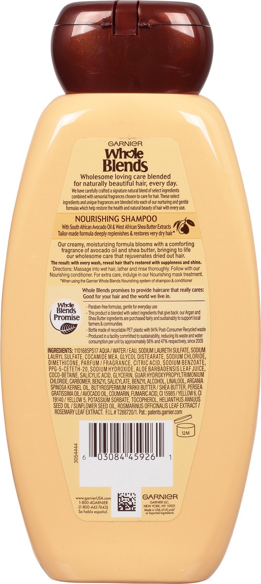 slide 10 of 10, Whole Blends Intensely Nourishing Avocado Oil & Shea Butter Extracts Shampoo 12.5 fl oz, 12.5 fl oz